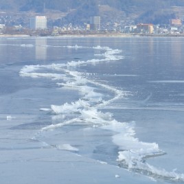 Lake Suwa's Omiwatari