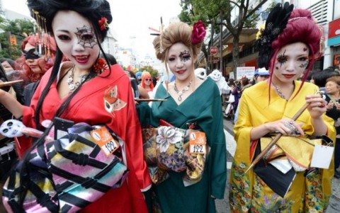 JAPAN-CULTURE-HALLOWEEN