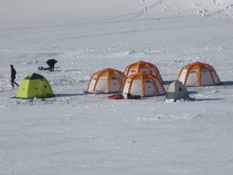 ice fishing